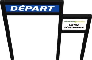 Panneau départ avec conseils