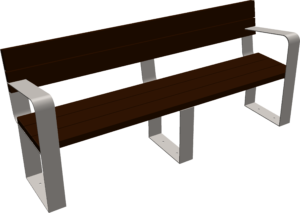 Banc avec accoudoir Air (3 places)