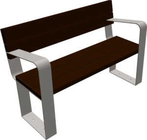 Banc avec accoudoir Air (2 places)