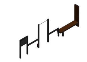Combiné étirements (barre fixe simple)