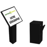 Pupitre 400x400 mm (avec geocaching)