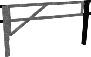 Portail simple battant (3m)