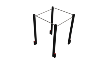 Barres fixes en carré