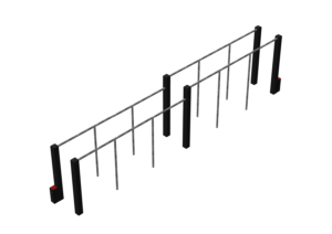 Barres parallèles (2 hauteurs) long