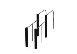 Barres parallèles et coude