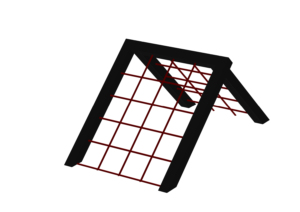 Filet à grimper oblique