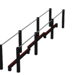Barre parallèle et poutre d'équilibre variable