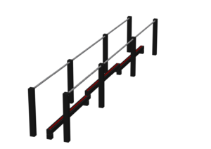 Barre parallèle et poutre d'équilibre variable
