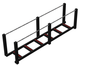 Saut de puce avec rampe