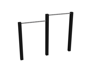 Barres fixes basses (2 Hauteurs)