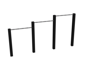 Barres fixes basses (3 Hauteurs)