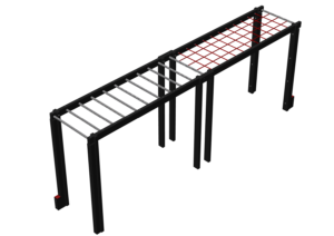 Échelle à filet et barreaux