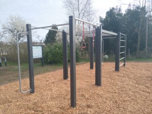 Cage pour street workout et crossfit en plastique recyclé