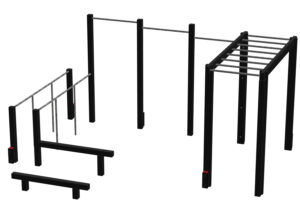 Parcours combiné street workout bras