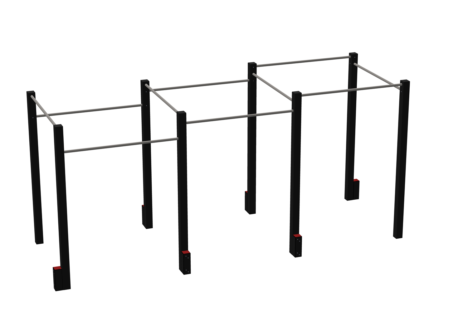 Cage double parcours street workout