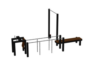 Station combo 4 en 1 street workout