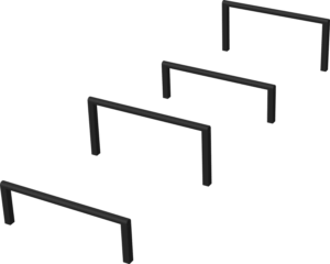 Poutres dessus dessous (2 hauteurs)