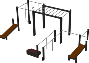 Parcours street workout et crossfit