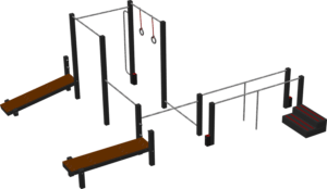 Parcours street workout exterieur