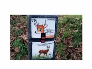 Poteau d'orientation figurine 150x150mm