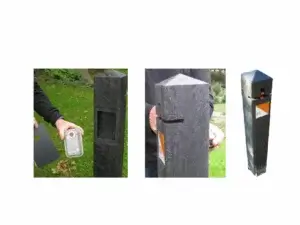 Poteau d'orientation électronique