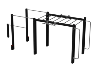 cage street workout avec échelle