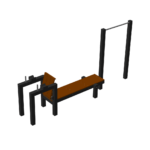 Petite station street workout d'exterieur