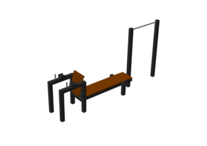 Petite station street workout d'exterieur