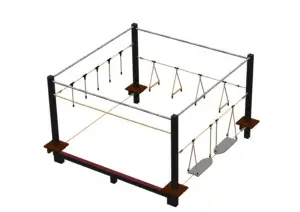 Parcours Krapat pour aire de jeux enfants