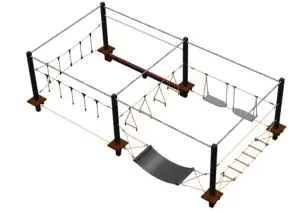 Parcours d'aire de jeux krapat