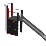 aire de jeux avec toboggan